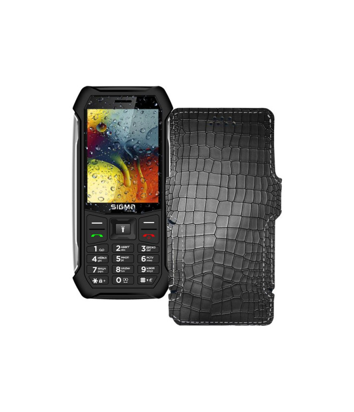 Чохол-книжка з екошкіри для телефону Sigma X-style 323 RAIN