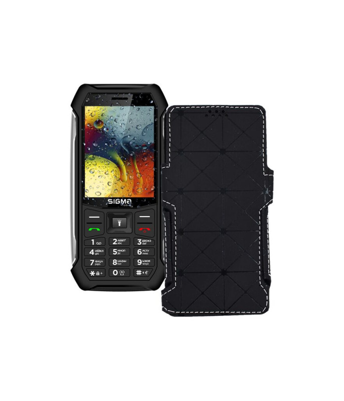 Чохол-книжка з екошкіри для телефону Sigma X-style 323 RAIN