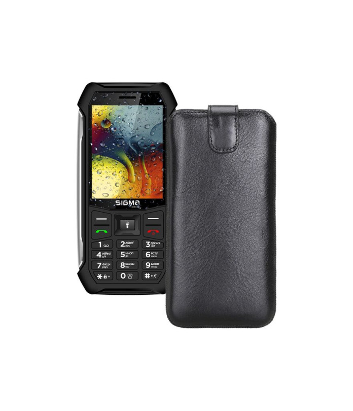 Витяжка зі шкіри для телефону Sigma X-style 323 RAIN