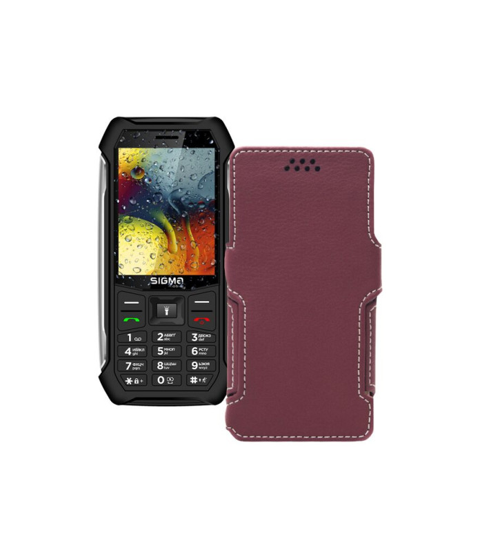 Чохол-книжка з екошкіри для телефону Sigma X-style 323 RAIN
