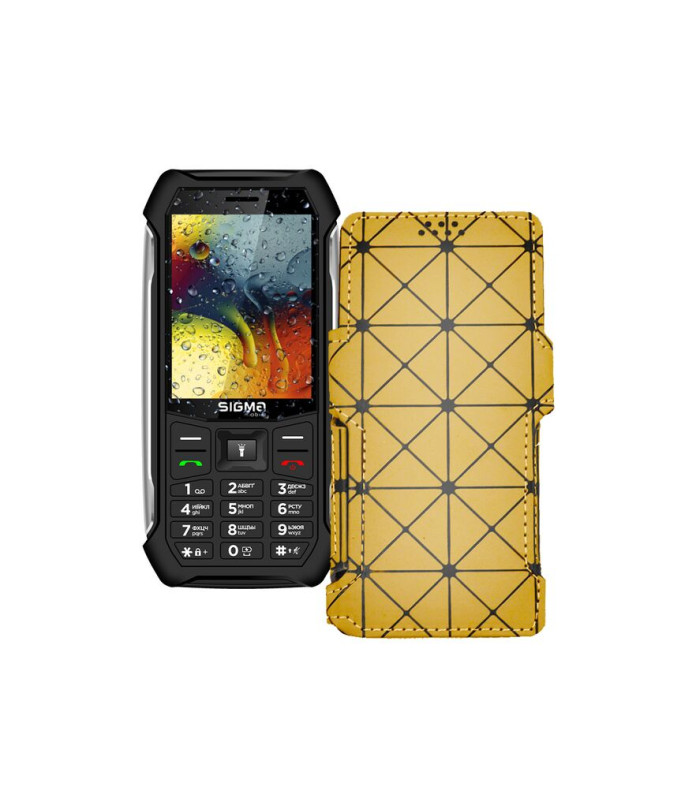 Чохол-книжка з екошкіри для телефону Sigma X-style 323 RAIN