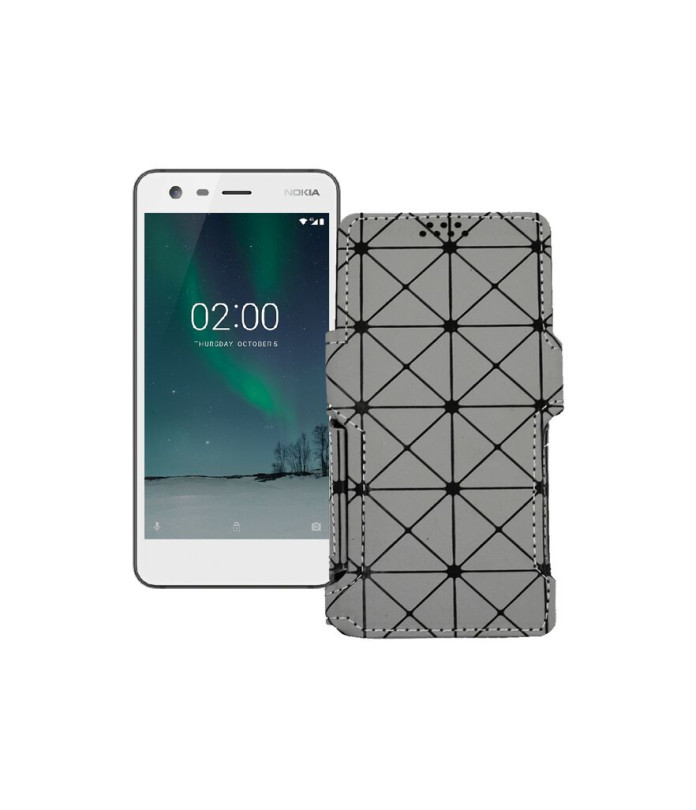 Чохол-книжка з екошкіри для телефону Nokia 2