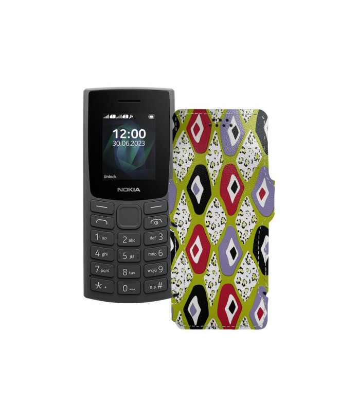 Чохол-книжка з екошкіри для телефону Nokia 105 2023