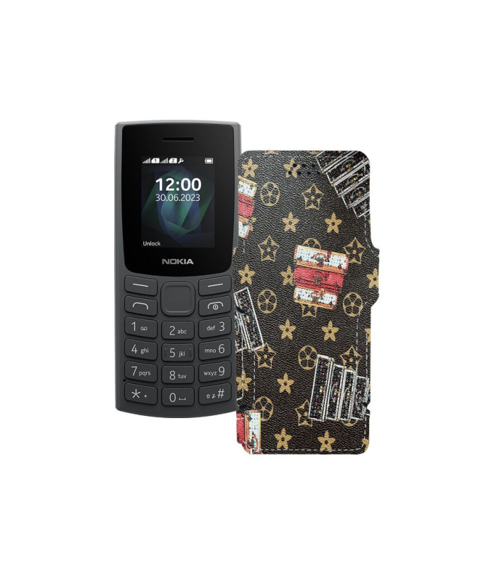 Чохол-книжка з екошкіри для телефону Nokia 105 2023