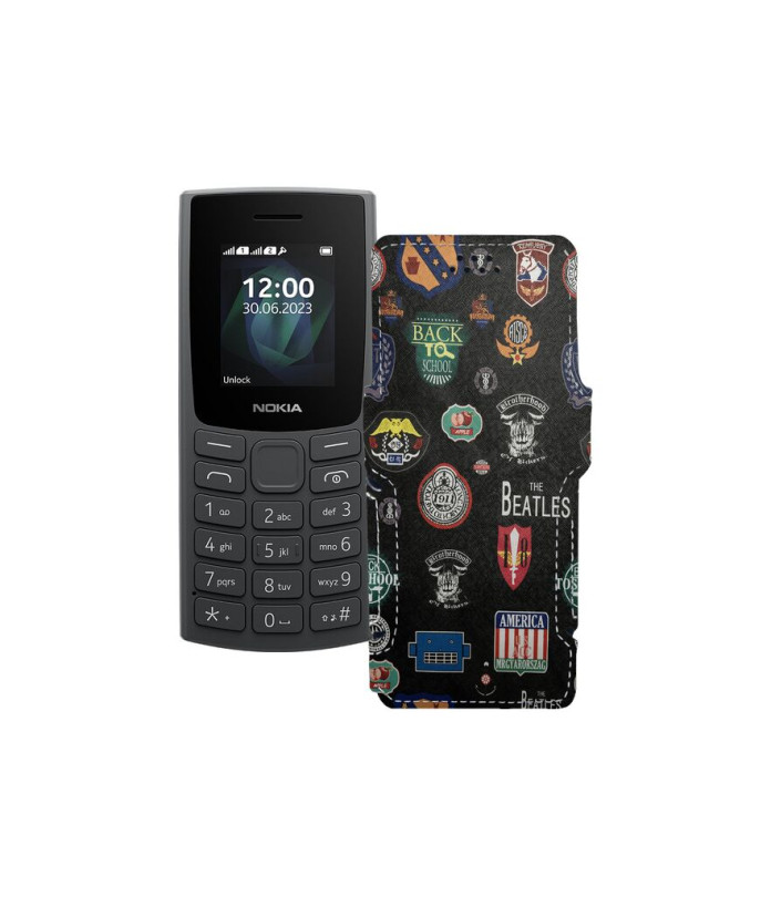 Чохол-книжка з екошкіри для телефону Nokia 105 2023