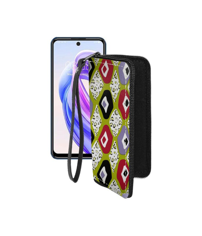 Чохол-гаманець з екошкіри для телефону Meizu Mblu 21