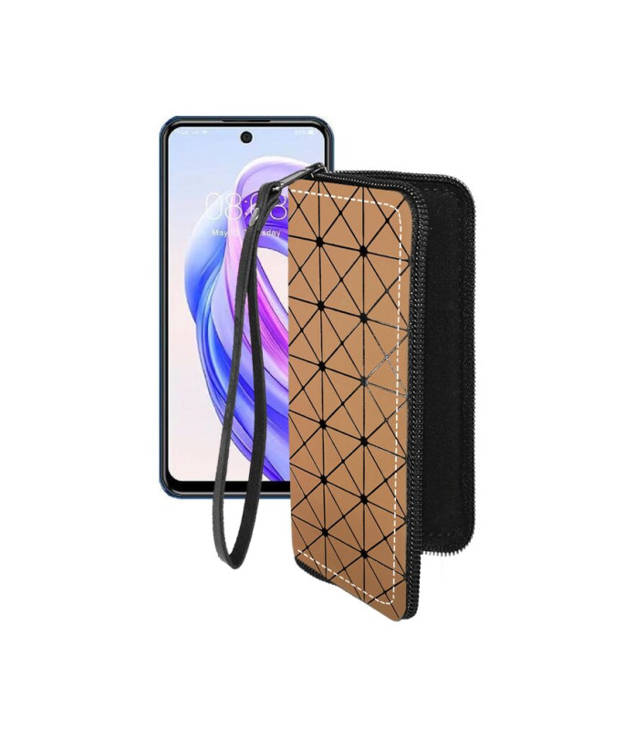 Чохол-гаманець з екошкіри для телефону Meizu Mblu 21