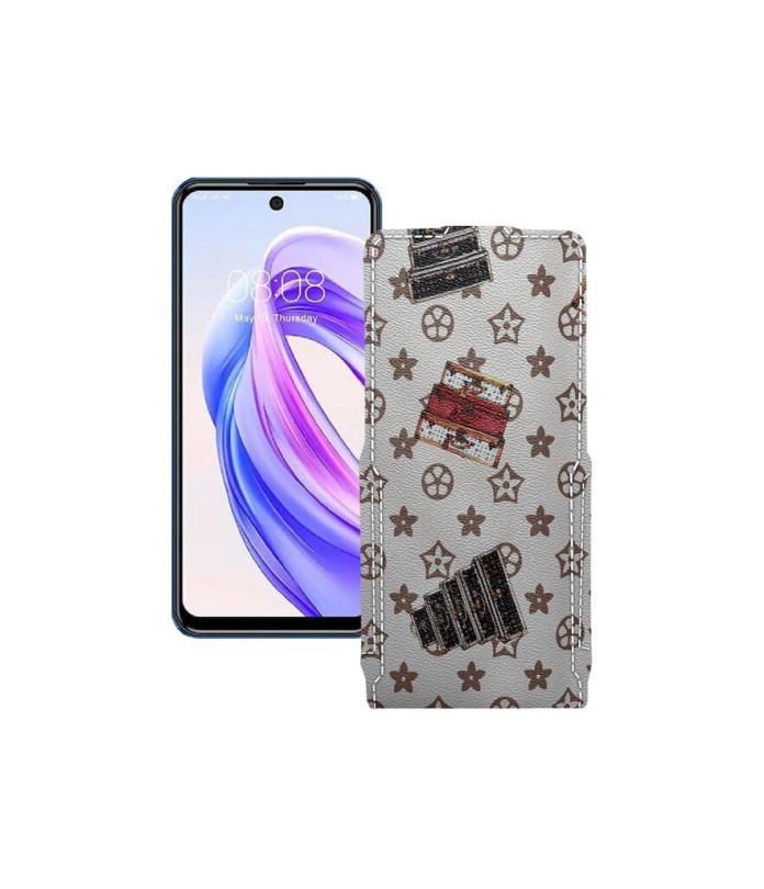 Чохол-флип з екошкіри для телефону Meizu Mblu 21