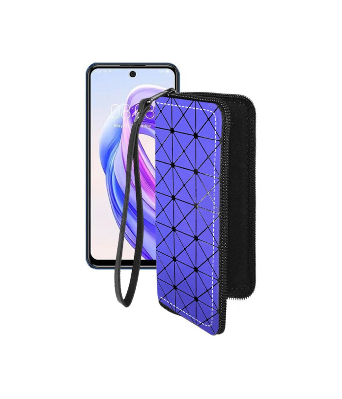 Чохол-гаманець з екошкіри для телефону Meizu Mblu 21