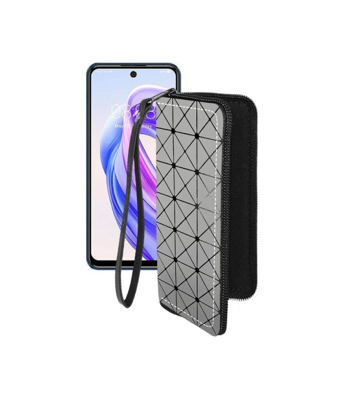 Чохол-гаманець з екошкіри для телефону Meizu Mblu 21