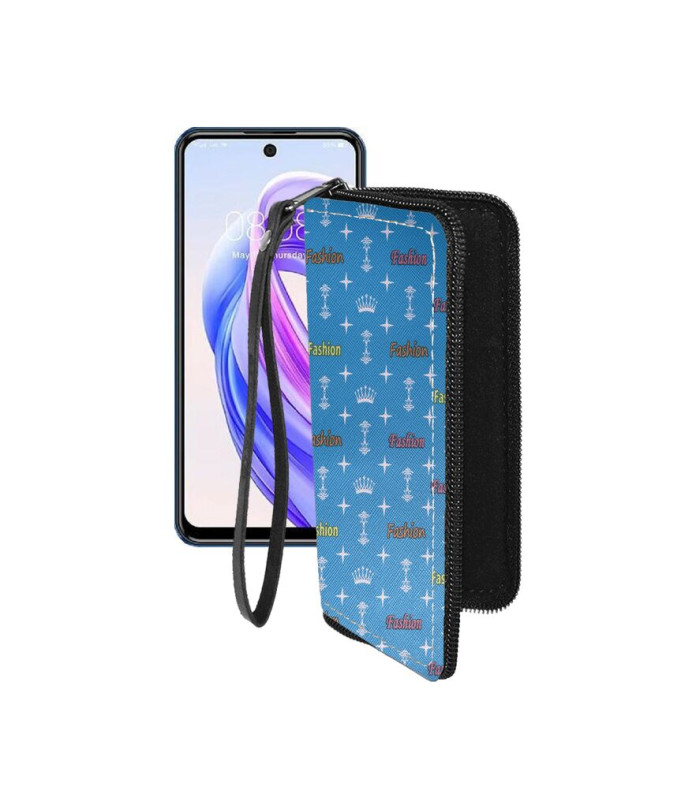 Чохол-гаманець з екошкіри для телефону Meizu Mblu 21