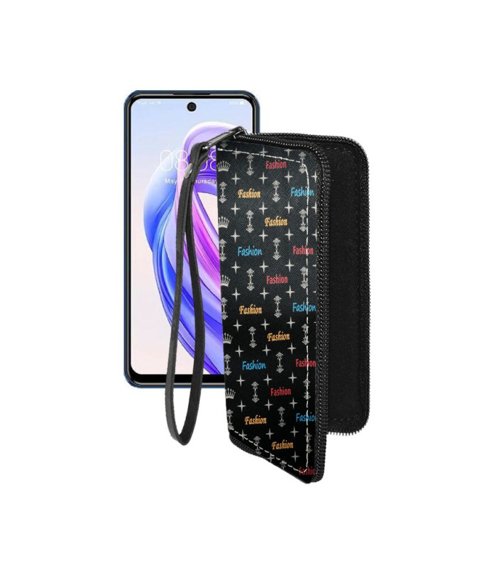 Чохол-гаманець з екошкіри для телефону Meizu Mblu 21