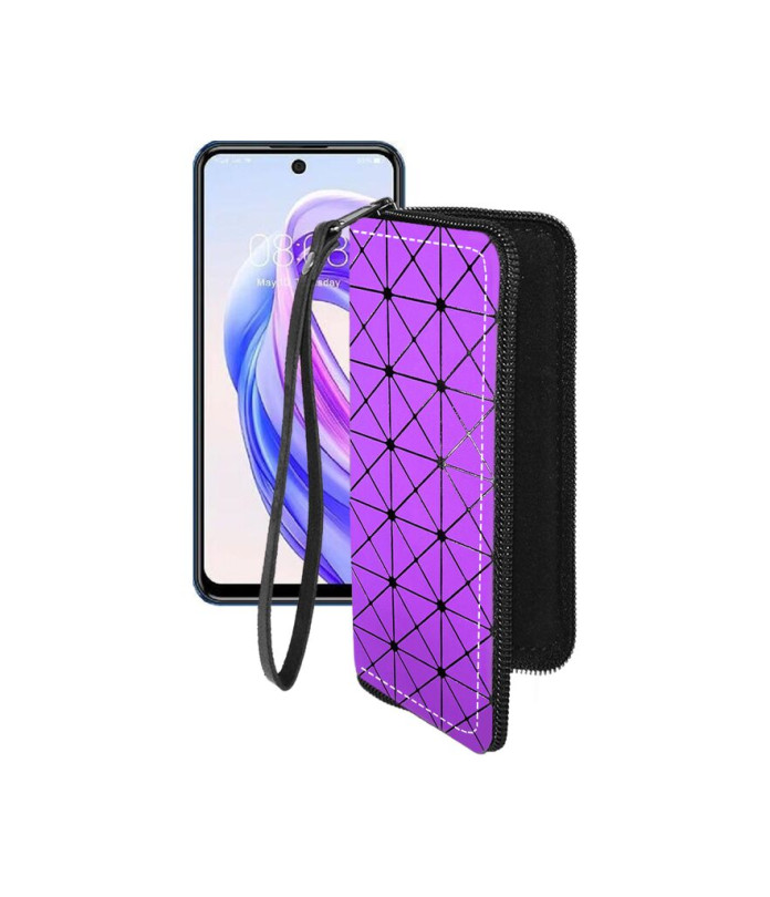 Чохол-гаманець з екошкіри для телефону Meizu Mblu 21