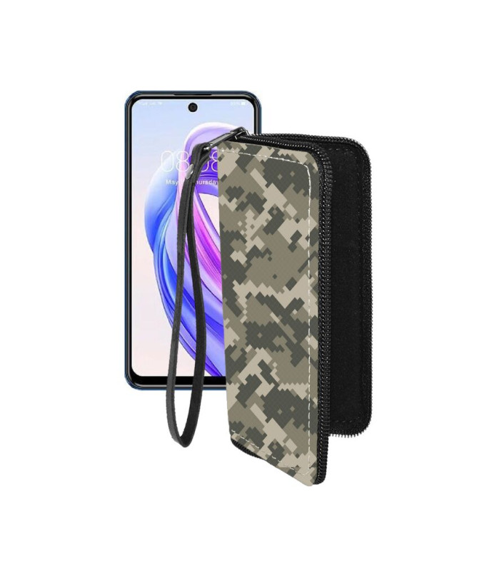 Чохол-гаманець з екошкіри для телефону Meizu Mblu 21