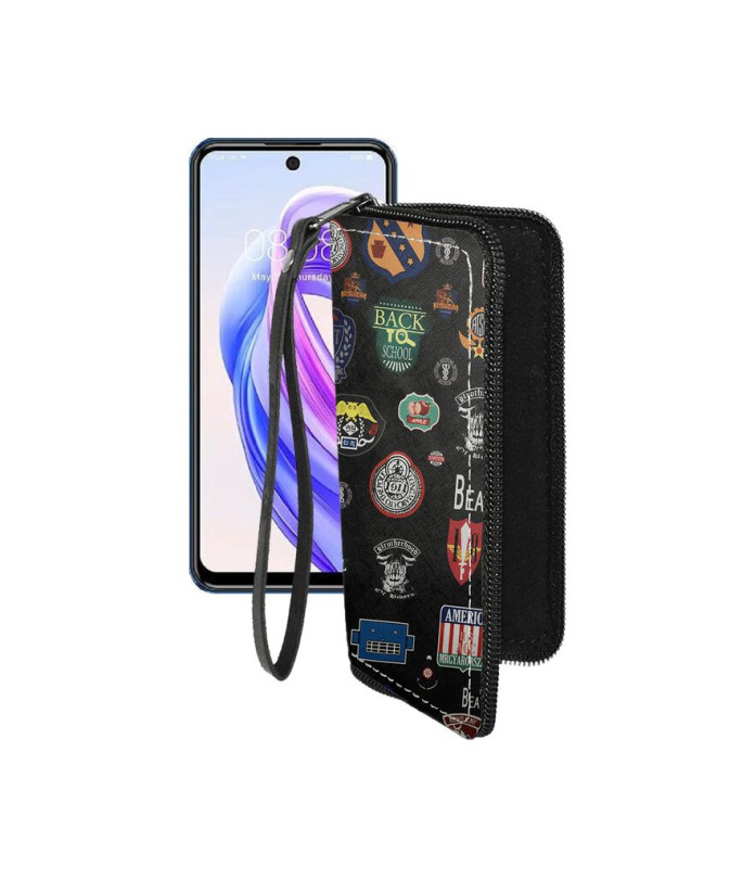 Чохол-гаманець з екошкіри для телефону Meizu Mblu 21