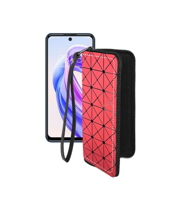 Чохол-гаманець з екошкіри для телефону Meizu Mblu 21