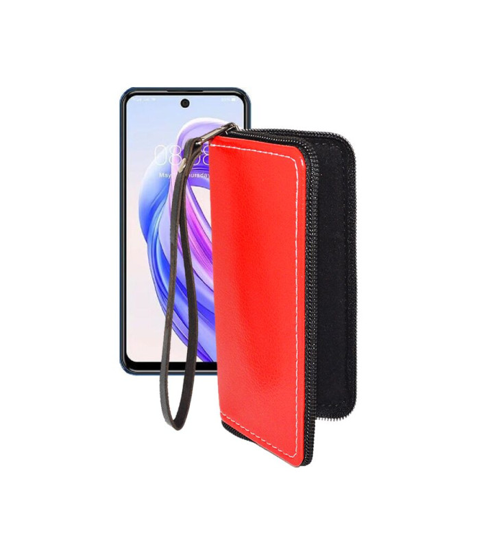 Чохол-гаманець з екошкіри для телефону Meizu Mblu 21