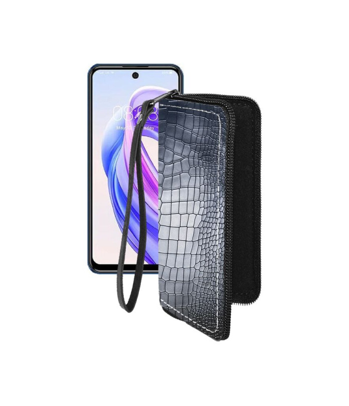 Чохол-гаманець з екошкіри для телефону Meizu Mblu 21