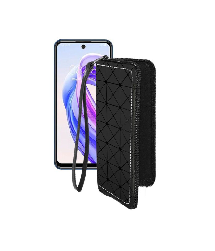 Чохол-гаманець з екошкіри для телефону Meizu Mblu 21