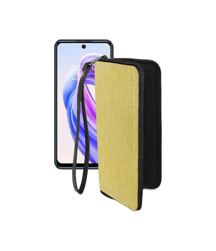 Чохол-гаманець з екошкіри для телефону Meizu Mblu 21