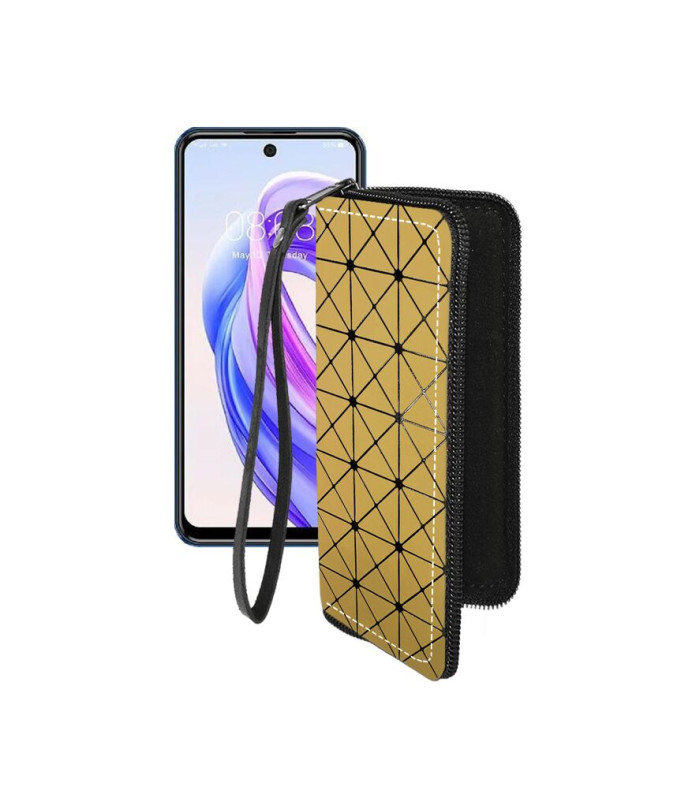 Чохол-гаманець з екошкіри для телефону Meizu Mblu 21