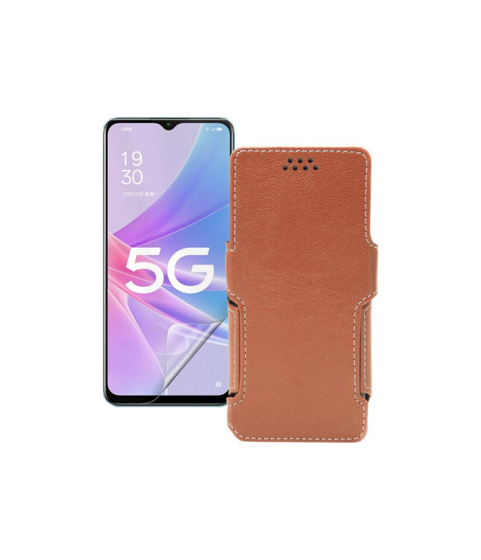 Чохол-книжка з екошкіри для телефону OPPO A58 5G