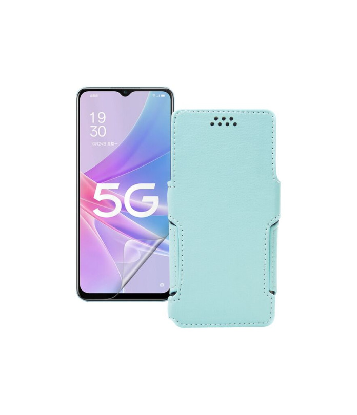 Чохол-книжка з екошкіри для телефону OPPO A58 5G