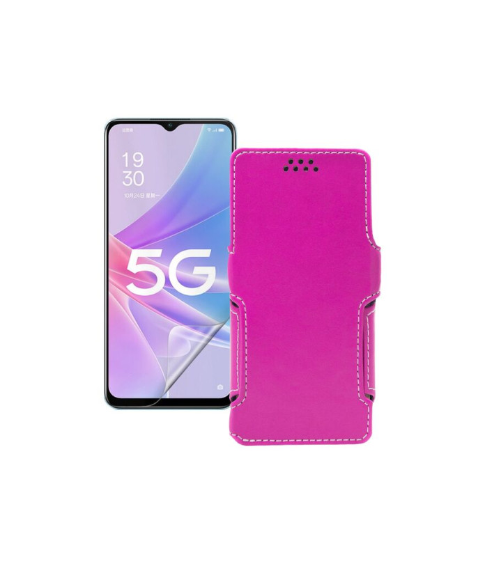 Чохол-книжка з екошкіри для телефону OPPO A58 5G