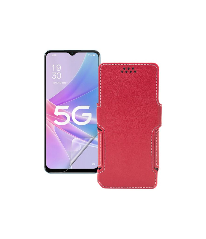 Чохол-книжка з екошкіри для телефону OPPO A58 5G