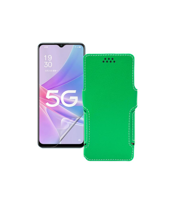 Чохол-книжка з екошкіри для телефону OPPO A58 5G