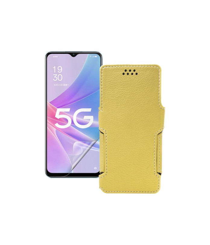 Чохол-книжка з екошкіри для телефону OPPO A58 5G