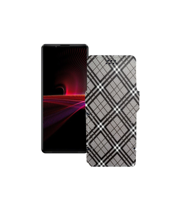 Чохол-книжка з екошкіри для телефону Sony Xperia 1