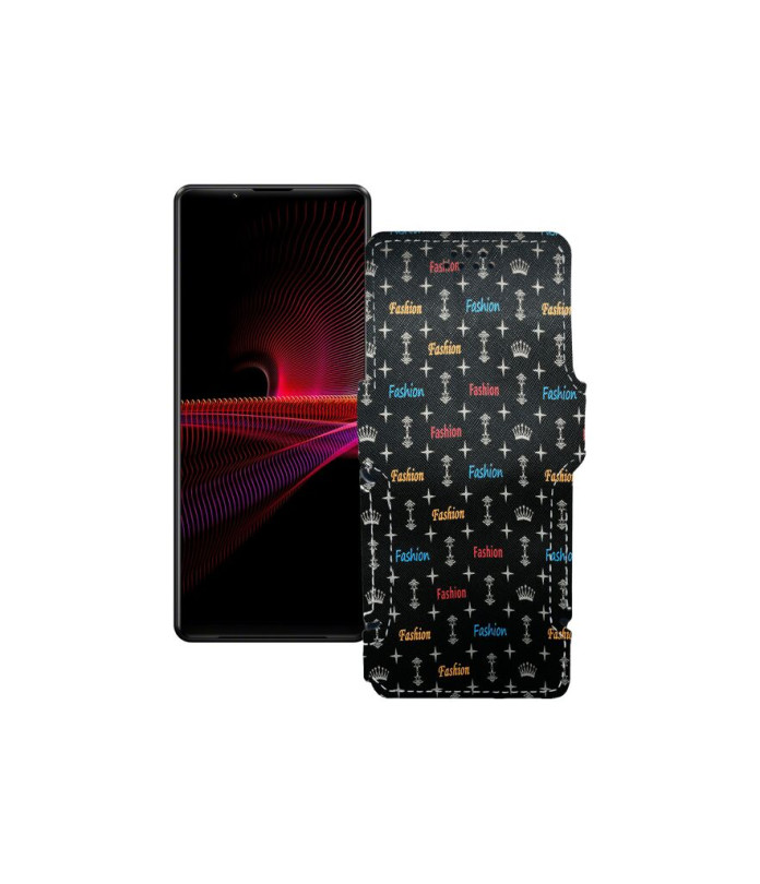 Чохол-книжка з екошкіри для телефону Sony Xperia 1