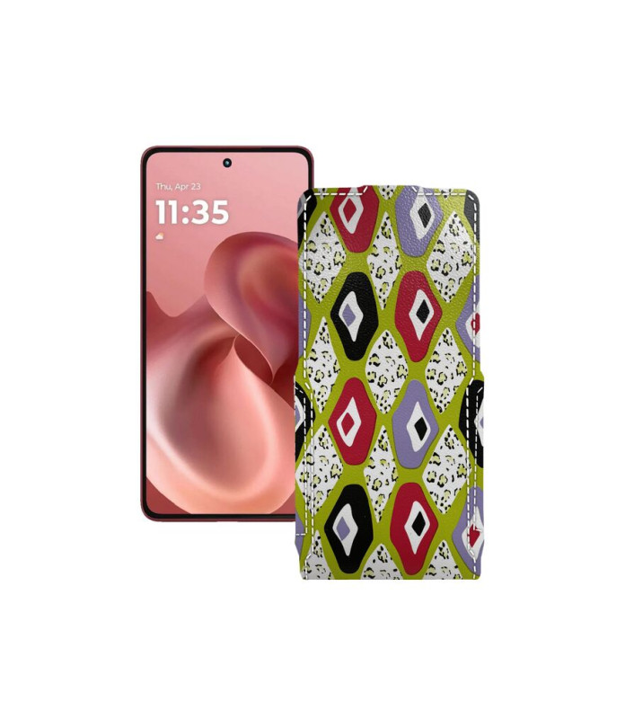 Чохол-флип з екошкіри для телефону Motorola Moto G86 Power 5G