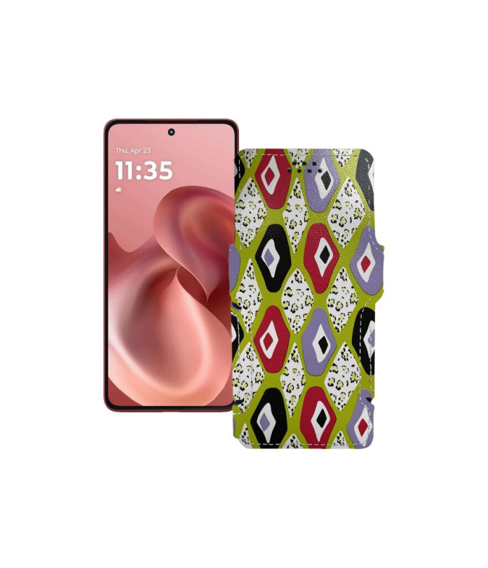 Чохол-книжка з екошкіри для телефону Motorola Moto G86 Power 5G