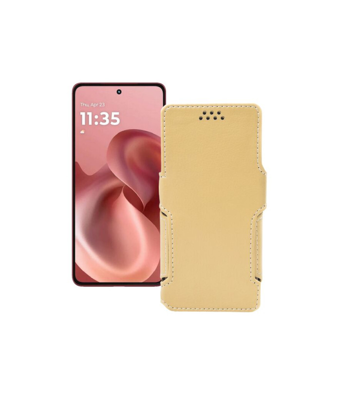 Чохол-книжка з екошкіри для телефону Motorola Moto G86 Power 5G