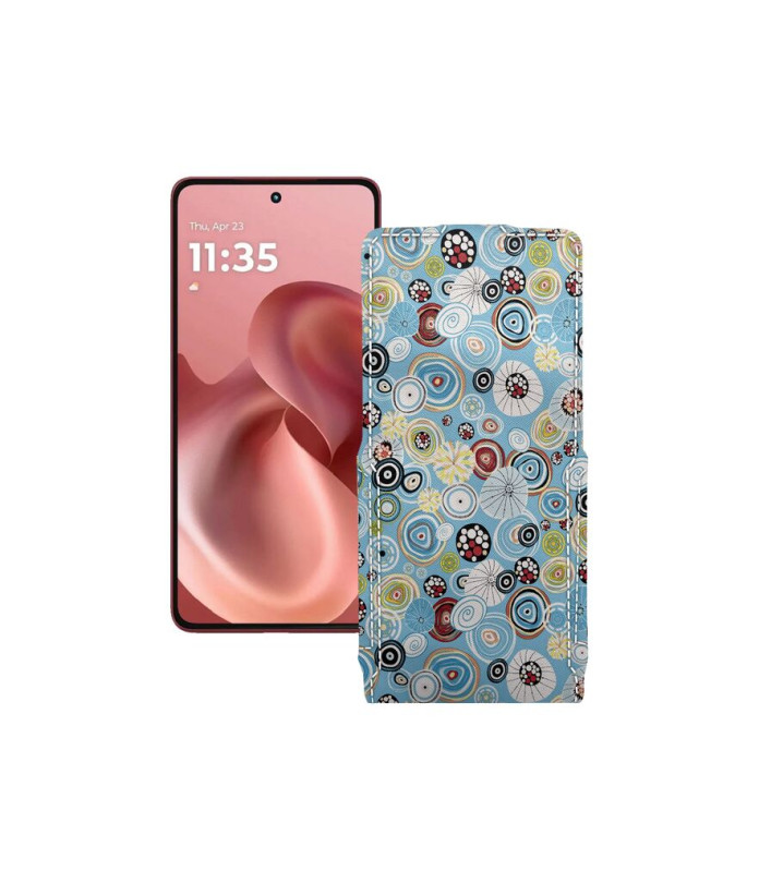 Чохол-флип з екошкіри для телефону Motorola Moto G86 Power 5G