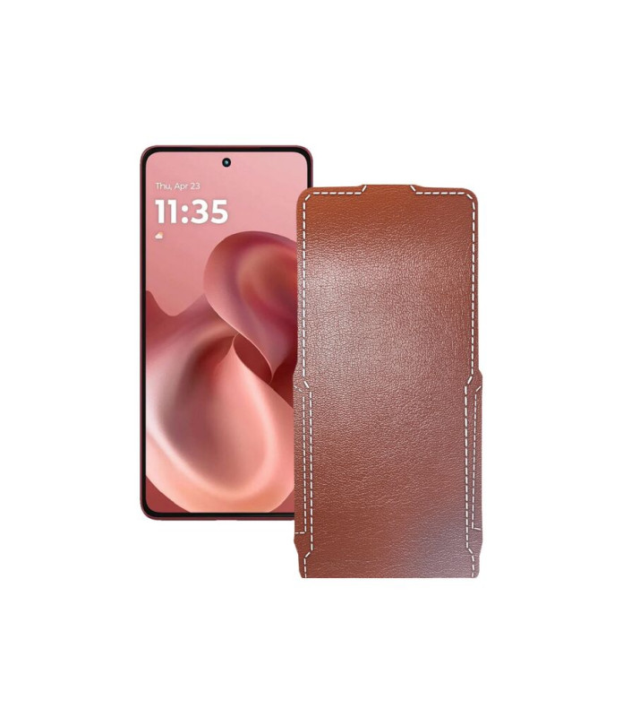 Чохол-флип з екошкіри для телефону Motorola Moto G86 Power 5G