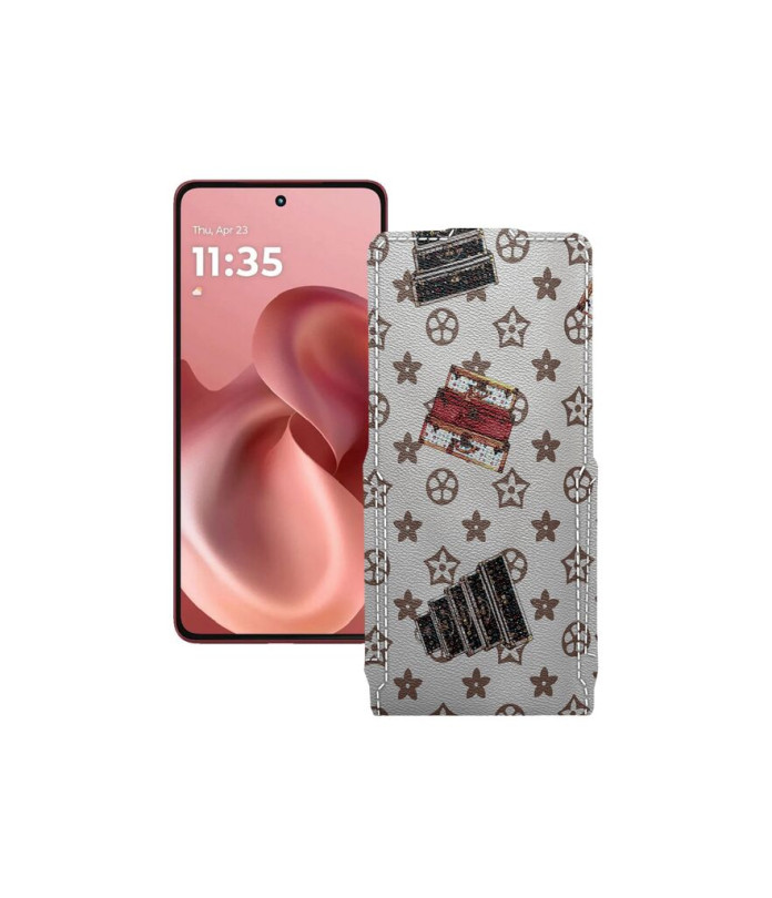 Чохол-флип з екошкіри для телефону Motorola Moto G86 Power 5G