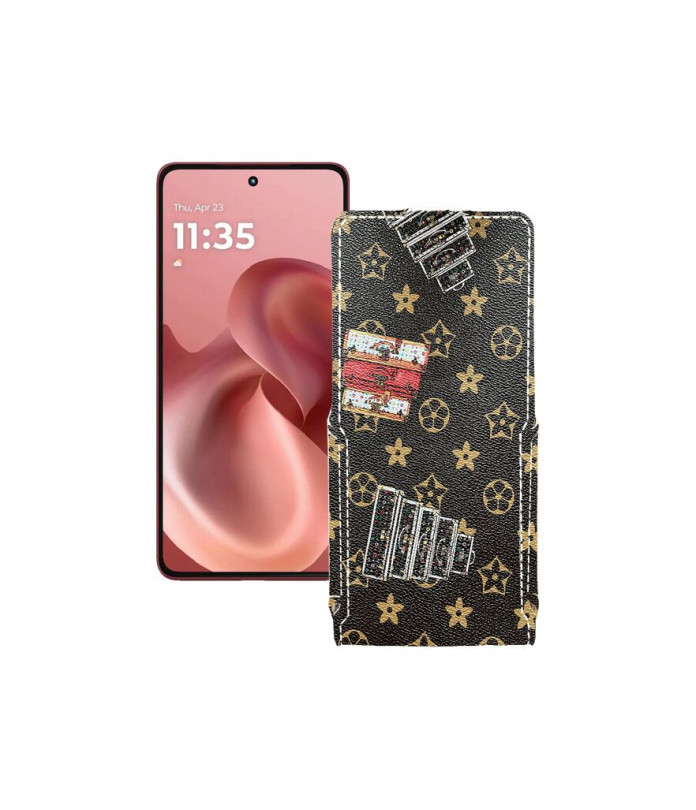 Чохол-флип з екошкіри для телефону Motorola Moto G86 Power 5G