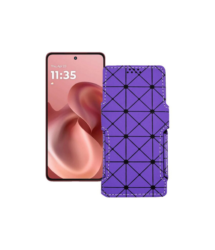 Чохол-книжка з екошкіри для телефону Motorola Moto G86 Power 5G