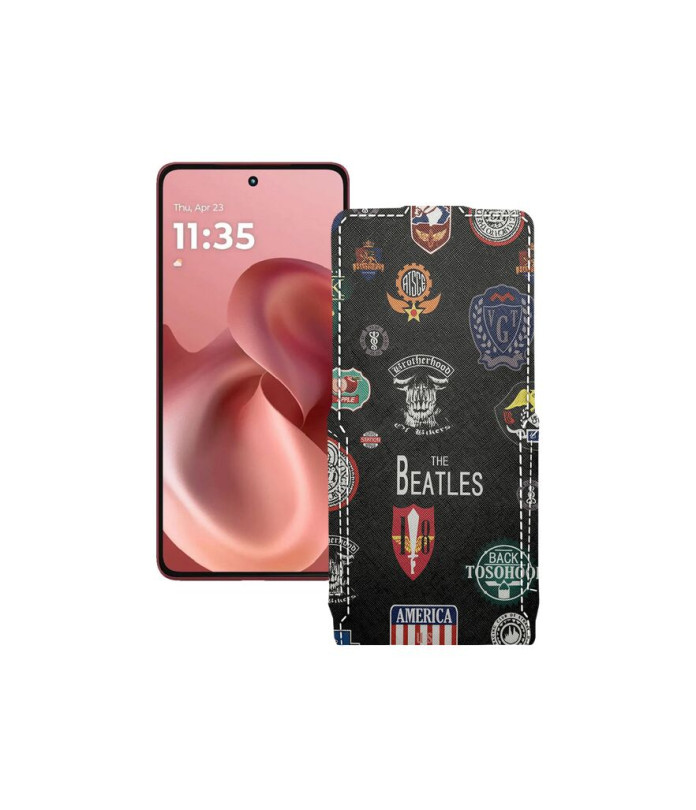 Чохол-флип з екошкіри для телефону Motorola Moto G86 Power 5G