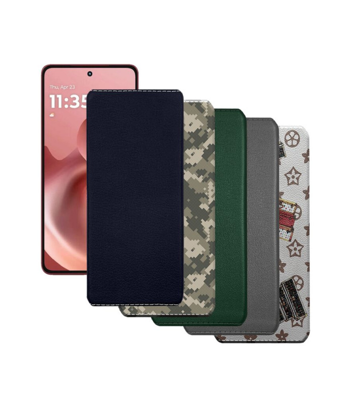 Накладка з екошкіри для телефону Motorola Moto G86 Power 5G