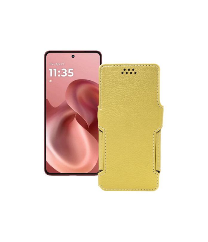 Чохол-книжка з екошкіри для телефону Motorola Moto G86 Power 5G