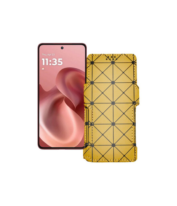 Чохол-книжка з екошкіри для телефону Motorola Moto G86 Power 5G