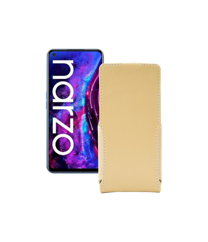 Чохол-флип з екошкіри для телефону Realme Narzo 30 Pro 5G