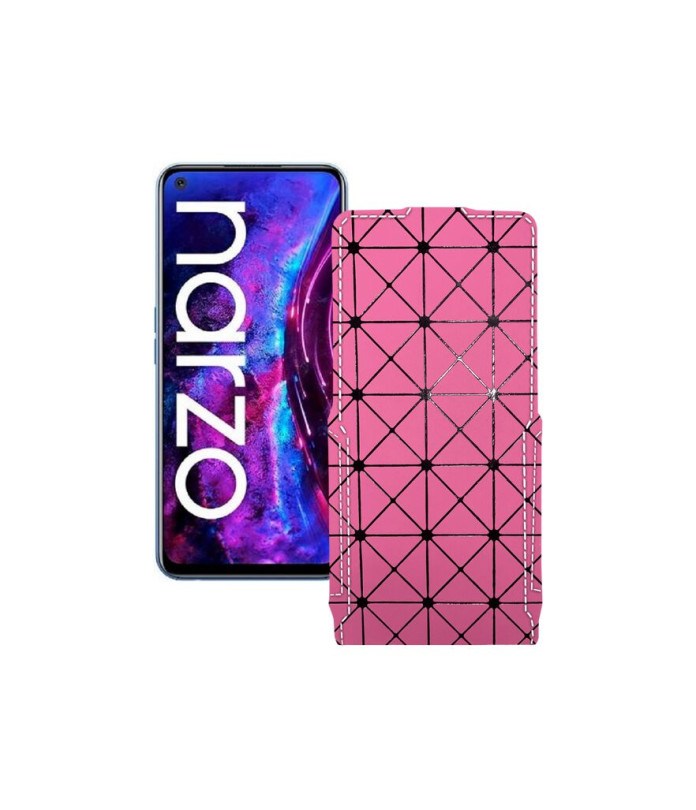 Чохол-флип з екошкіри для телефону Realme Narzo 30 Pro 5G