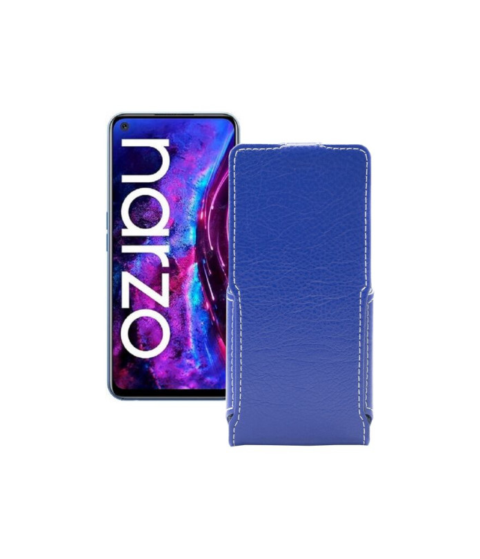Чохол-флип з екошкіри для телефону Realme Narzo 30 Pro 5G