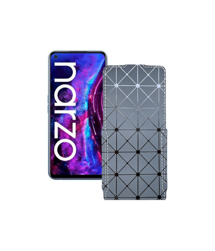 Чохол-флип з екошкіри для телефону Realme Narzo 30 Pro 5G