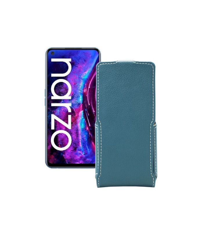 Чохол-флип з екошкіри для телефону Realme Narzo 30 Pro 5G